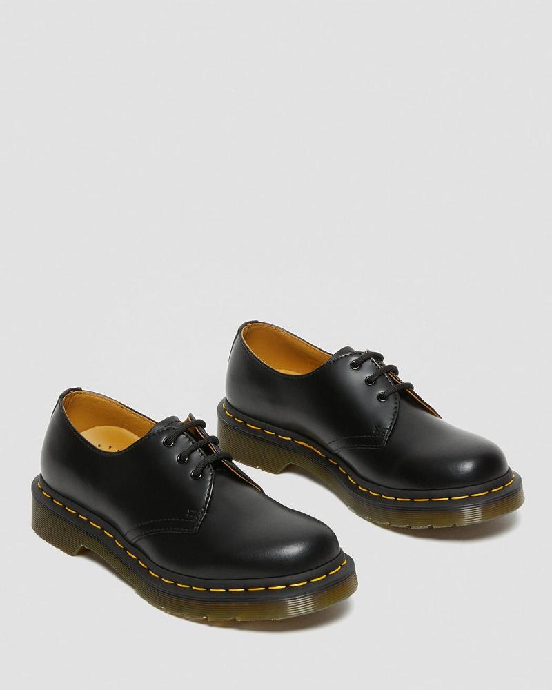 Dr Martens 1461 Smooth Læder Oxford Sko Dame Sort | DK 371YXF